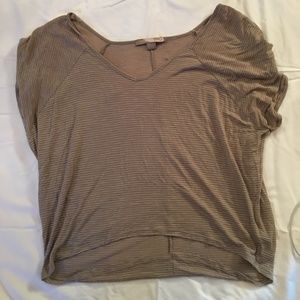 Tan Flowy Forever 21 Tshirt